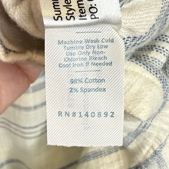 Marine Layer Stretch Selvage Short Sleeve Shirt, Larger - Picture 10 of 10